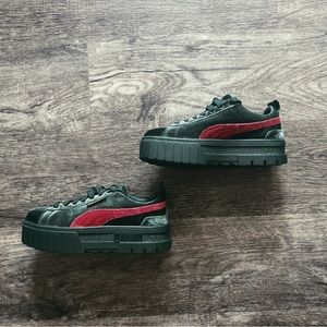 Puma Mayze Velvet Sneaker (worn 1x)
